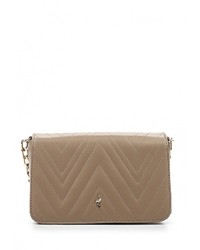 Коричневая кожаная сумка через плечо от Menbur