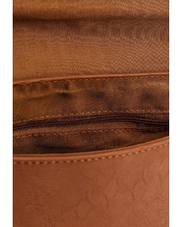 Коричневая кожаная сумка через плечо от Modis