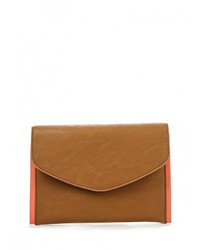 Коричневая кожаная сумка через плечо от Parfois