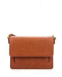 Коричневая кожаная сумка через плечо от Parfois