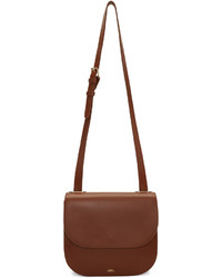Женская коричневая кожаная сумка от A.P.C.