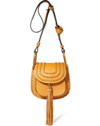 Женская коричневая кожаная сумка от Chloé