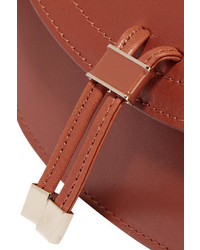 Женская коричневая кожаная сумка от Vanessa Seward