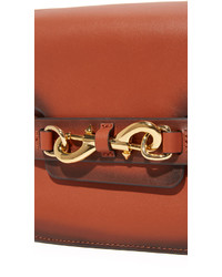 Женская коричневая кожаная сумка от Rebecca Minkoff