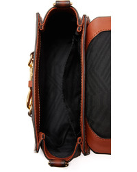 Женская коричневая кожаная сумка от Rebecca Minkoff