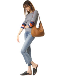 Женская коричневая кожаная сумка от Marc Jacobs