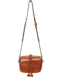 Женская коричневая кожаная сумка от Isabel Marant