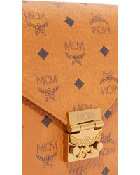 Женская коричневая кожаная сумка от MCM