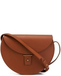 Женская коричневая кожаная сумка от Pb 0110