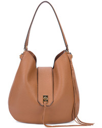 Женская коричневая кожаная сумка от Rebecca Minkoff
