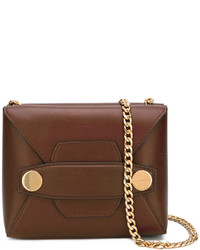 Женская коричневая кожаная сумка от Stella McCartney