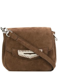 Женская коричневая кожаная сумка от Tod's