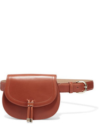 Женская коричневая кожаная сумка от Vanessa Seward