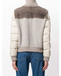 Коричневая короткая шуба от Liska