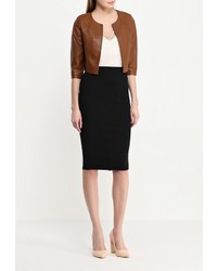 Женская коричневая косуха от Paccio