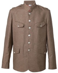 Мужская коричневая куртка в стиле милитари от Vivienne Westwood