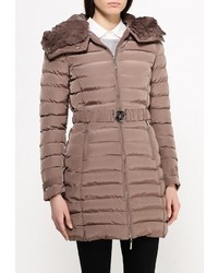 Женская коричневая куртка-пуховик от B.Style