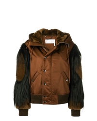 Женская коричневая куртка-пуховик от Chloé