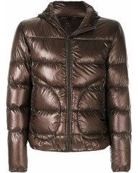 Мужская коричневая куртка-пуховик от Herno