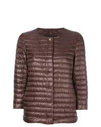 Женская коричневая куртка-пуховик от Herno
