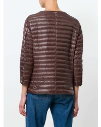 Женская коричневая куртка-пуховик от Herno