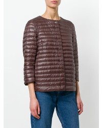 Женская коричневая куртка-пуховик от Herno