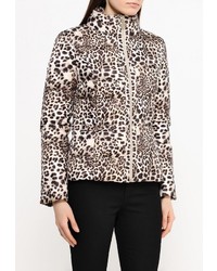 Женская коричневая куртка-пуховик от Zarina