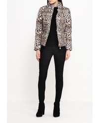 Женская коричневая куртка-пуховик от Zarina