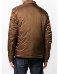 Мужская коричневая куртка-рубашка от Ten C