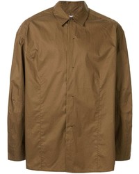 Мужская коричневая куртка-рубашка от Yoshiokubo