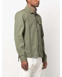 Мужская коричневая куртка-рубашка от C.P. Company