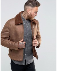 Мужская коричневая куртка от Asos