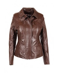 Женская коричневая куртка от Grafinia