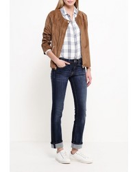 Женская коричневая куртка от Please