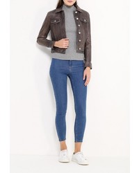 Женская коричневая куртка от Tommy Hilfiger