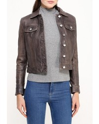 Женская коричневая куртка от Tommy Hilfiger