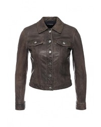 Женская коричневая куртка от Tommy Hilfiger