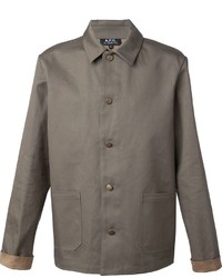 Мужская коричневая легкая куртка от A.P.C.