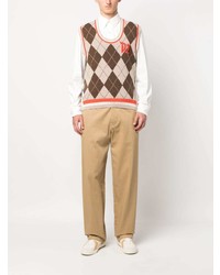 Мужская коричневая майка от DSQUARED2