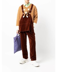 Мужская коричневая майка от Doublet