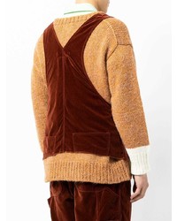 Мужская коричневая майка от Doublet