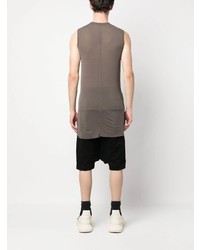 Мужская коричневая майка от Rick Owens