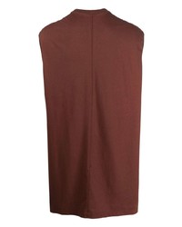Мужская коричневая майка от Rick Owens
