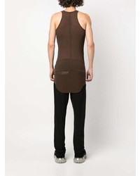 Мужская коричневая майка от Rick Owens