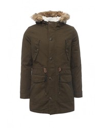 Мужская коричневая парка от Alcott