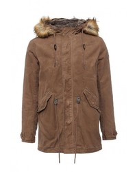 Мужская коричневая парка от Bomboogie