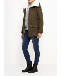 Женская коричневая парка от Brave Soul