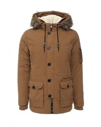 Мужская коричневая парка от Brave Soul