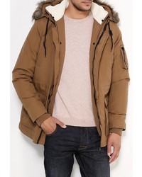 Мужская коричневая парка от Brave Soul