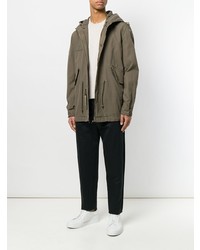 Мужская коричневая парка от Mr & Mrs Italy